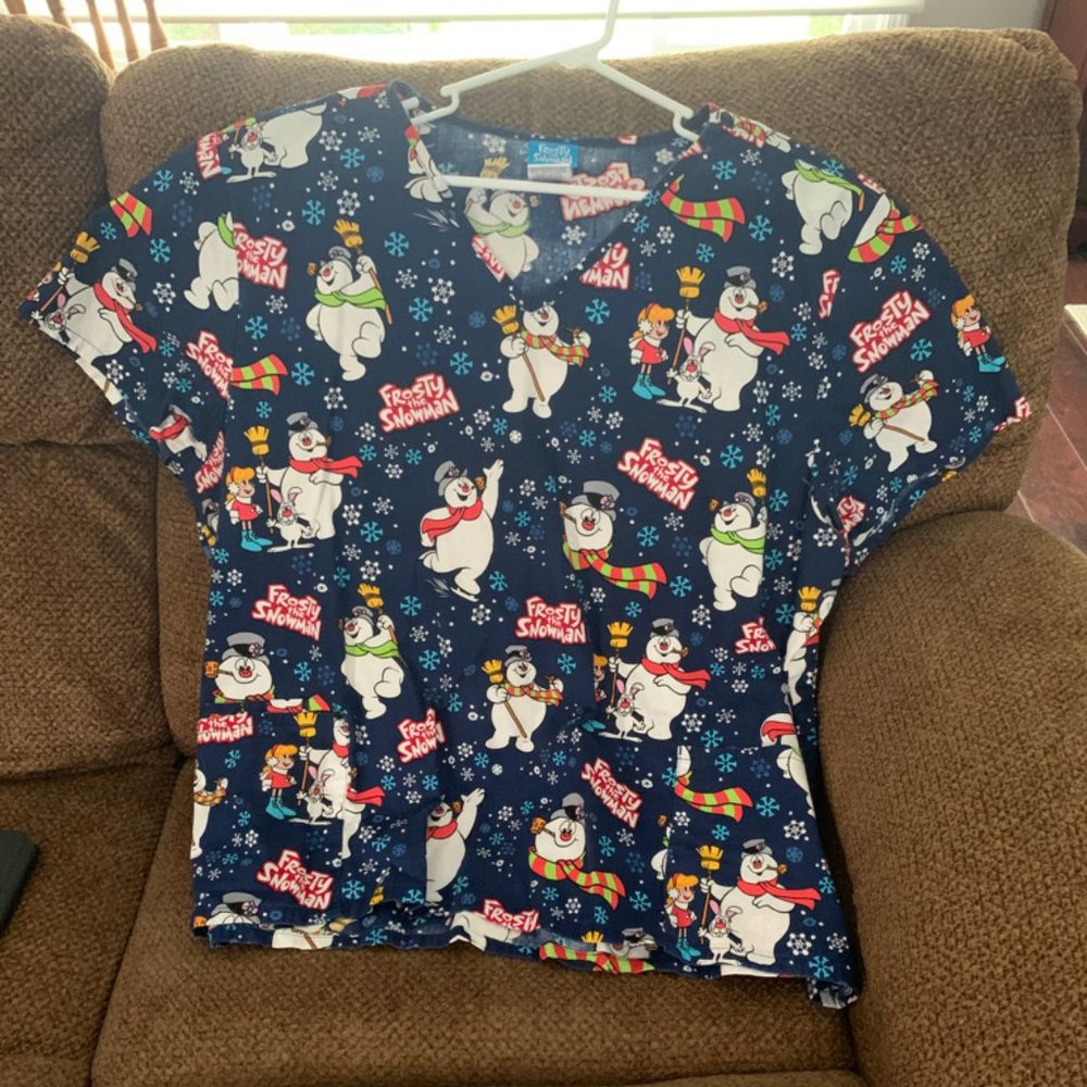 Frosty Scrub Top